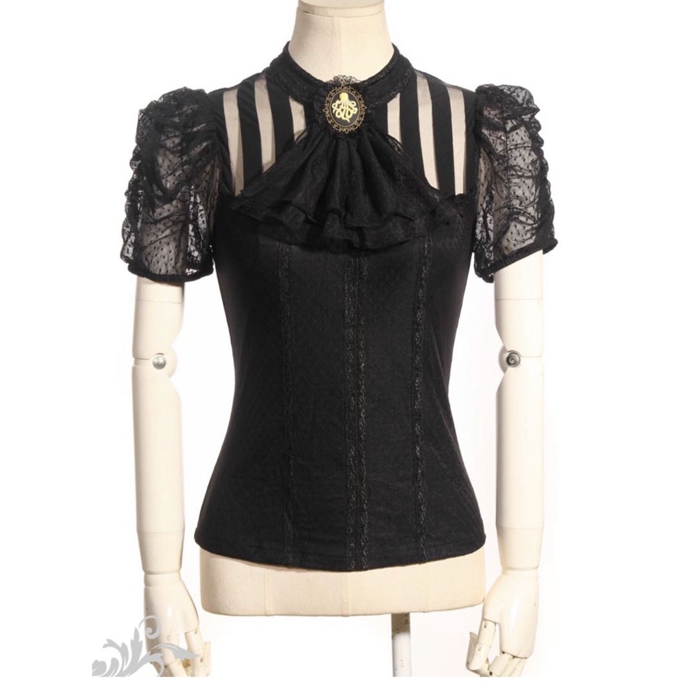 RQ-BL Red Queen’s Black Legion blouse